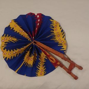 BRAND NEW AFRICAN PRINT FAN